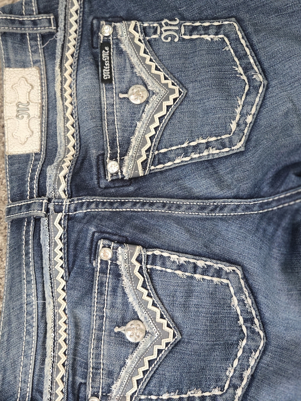 Miss Me Blue Signature Boot Cut Jeans